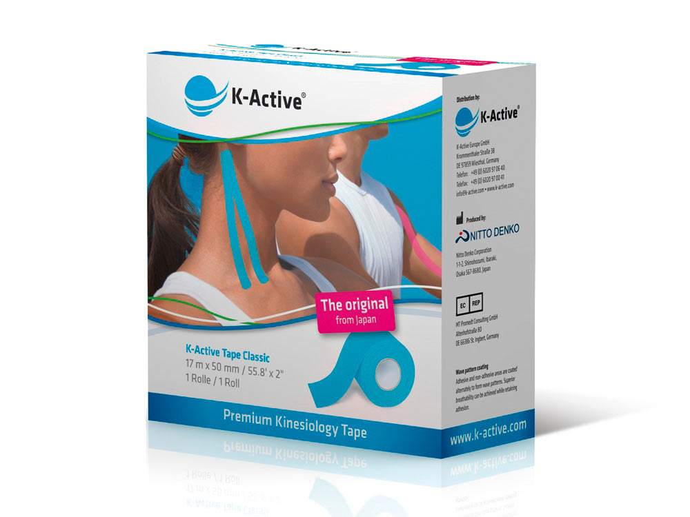 K-Active® Tape Classic, blau, 5,0 cm x 17 m